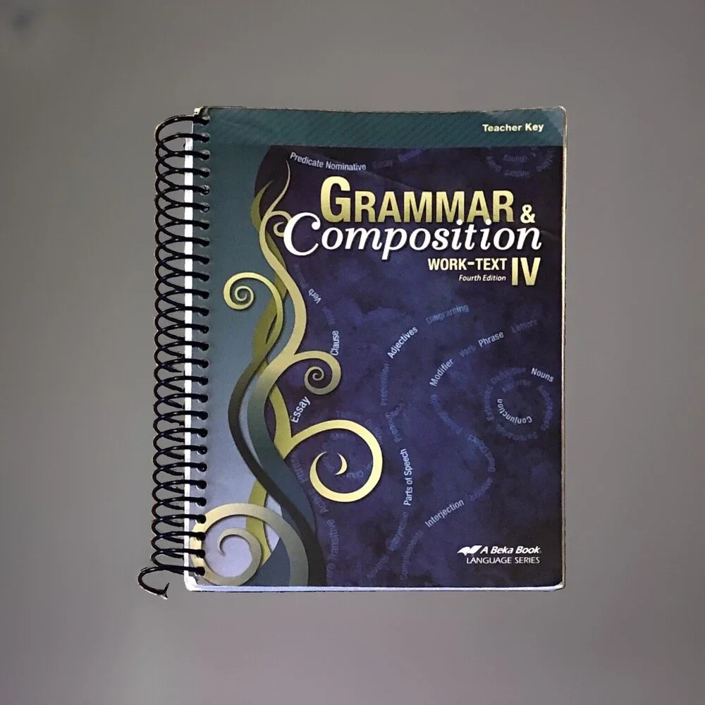 Abeka Grammar and Composition IV Teacher Key Fourth Edition - 10th Grade